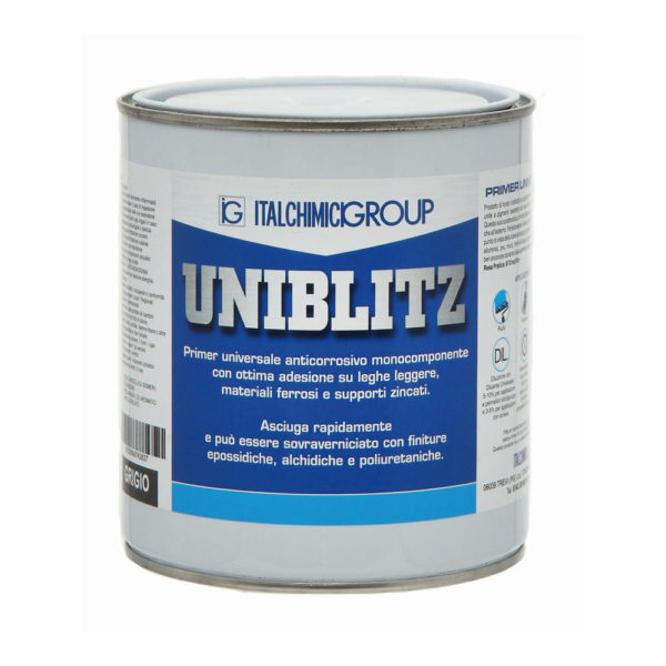 UNIBLITZ FONDO PER LAMIERE ZINCATE - ALLUMINIO - PVC - PLASTICA